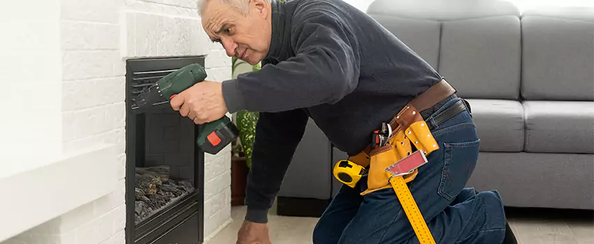 New Indoor Fireplace Installation in Edwardsville, Illinois