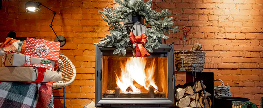 Travis Industries Linear Gas Fireplace Installation in Edwardsville, Illinois