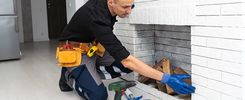 Fireplace Damaged Damper Frame Repair Services in Edwardsville, Illinois