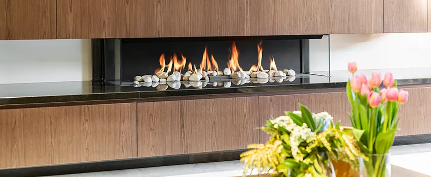 Double-height Fireplace Design Refurbishment in Edwardsville, Illinois